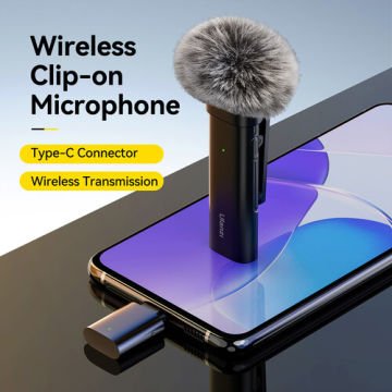 WM-10 Type C Akıllı Telefon ve Tabletler için Kablosuz Mikrofon