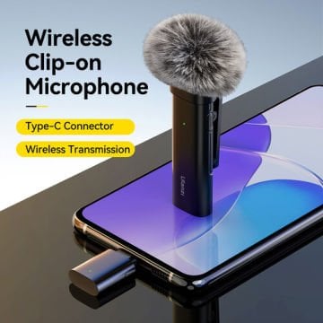 WM-10 Type C Akıllı Telefon ve Tabletler için Kablosuz Mikrofon