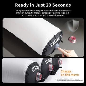 AL120 120W Bi-Color Air Tube Led Işık