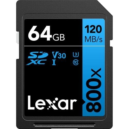 64GB High Performance 800x UHS-I SDXC Hafıza Kartı