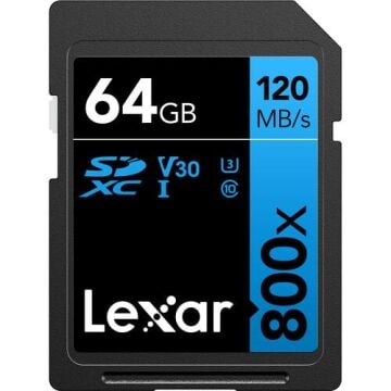 64GB High Performance 800x UHS-I SDXC Hafıza Kartı