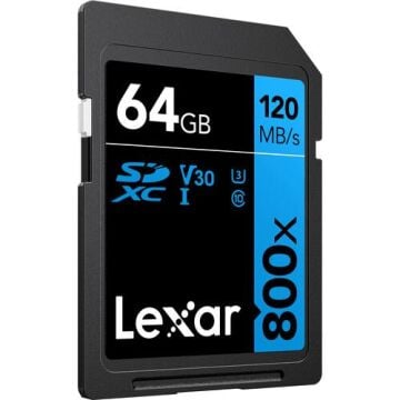 64GB High Performance 800x UHS-I SDXC Hafıza Kartı
