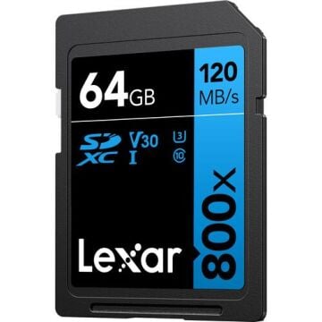 64GB High Performance 800x UHS-I SDXC Hafıza Kartı