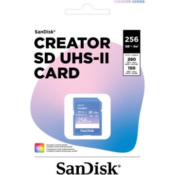 256GB Creator SDXC UHS-II 280 mb/s V60 SD Hafıza Kartı