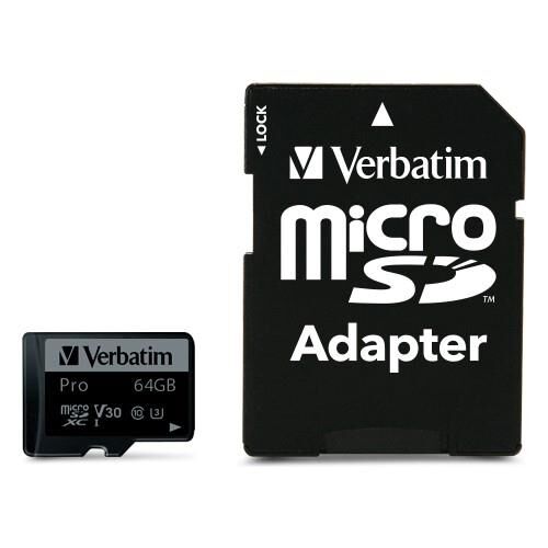 Verbatim 64GB Pro UHS-I MicroSDXC Hafıza Kartı