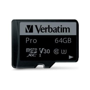 Verbatim 64GB Pro UHS-I MicroSDXC Hafıza Kartı