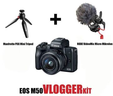 EOS M50 BK M15-45 S Vlogger Kit