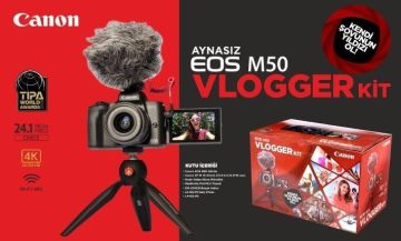 EOS M50 BK M15-45 S Vlogger Kit