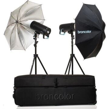 Broncolor Siros 400 Basic Kit 2 2 li Paraflaş Seti (31.660.XX)