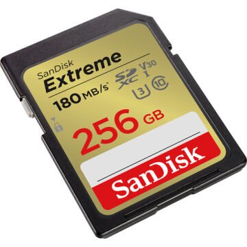 256GB Extreme SDXC UHS-I 180 mb/s V30 SD Hafıza Kartı