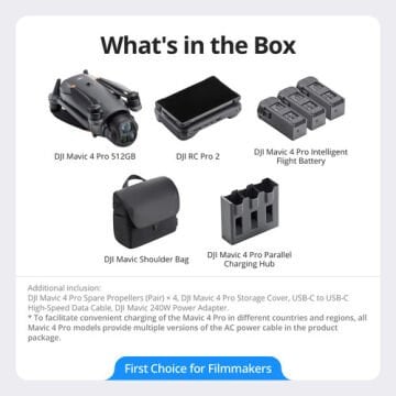 Mavic 4 Pro 512GB Creator Fly More Combo (DJI RC Pro 2)