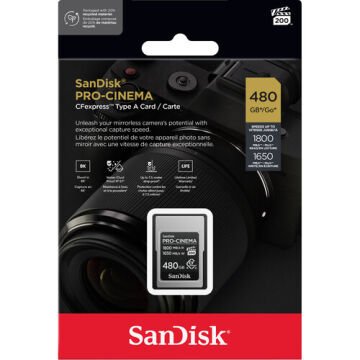 480GB Pro-Cinema CF Express Type A Hafıza Kartı