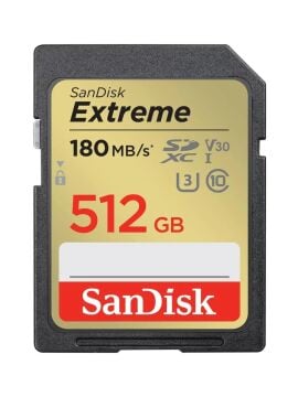 512GB Extreme SDXC UHS-I SD Hafıza Kartı