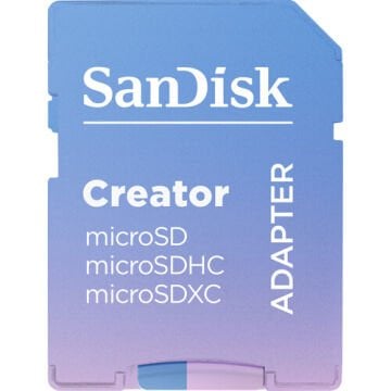 512GB Creator MicroSDXC UHS-I 190 mb/s V30 MicroSD Hafıza Kartı