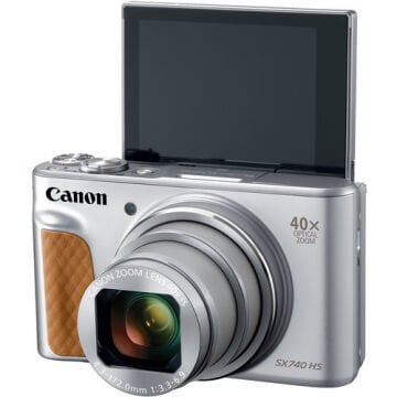 PowerShot SX740 HS Dijital Fotoğraf Makinesi (Gümüş)