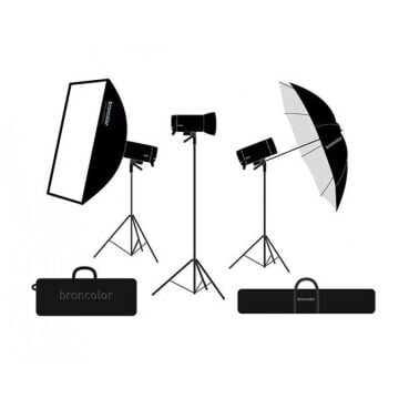 Broncolor Stelos 800L 3'lü Pro Kit (31.780.XX)