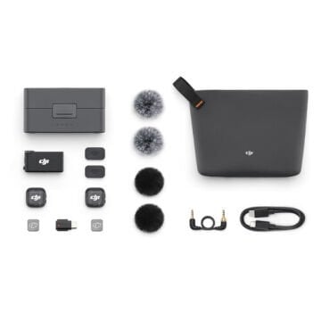 MIC 3 (2 TX + 1 RX + Charging Case) 2 Konuşmacılı Kablosuz Mikrofon Sistemi