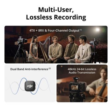 MIC 3 (1 TX + 1 RX) Tek Konuşmacılı Kablosuz Mikrofon Sistemi