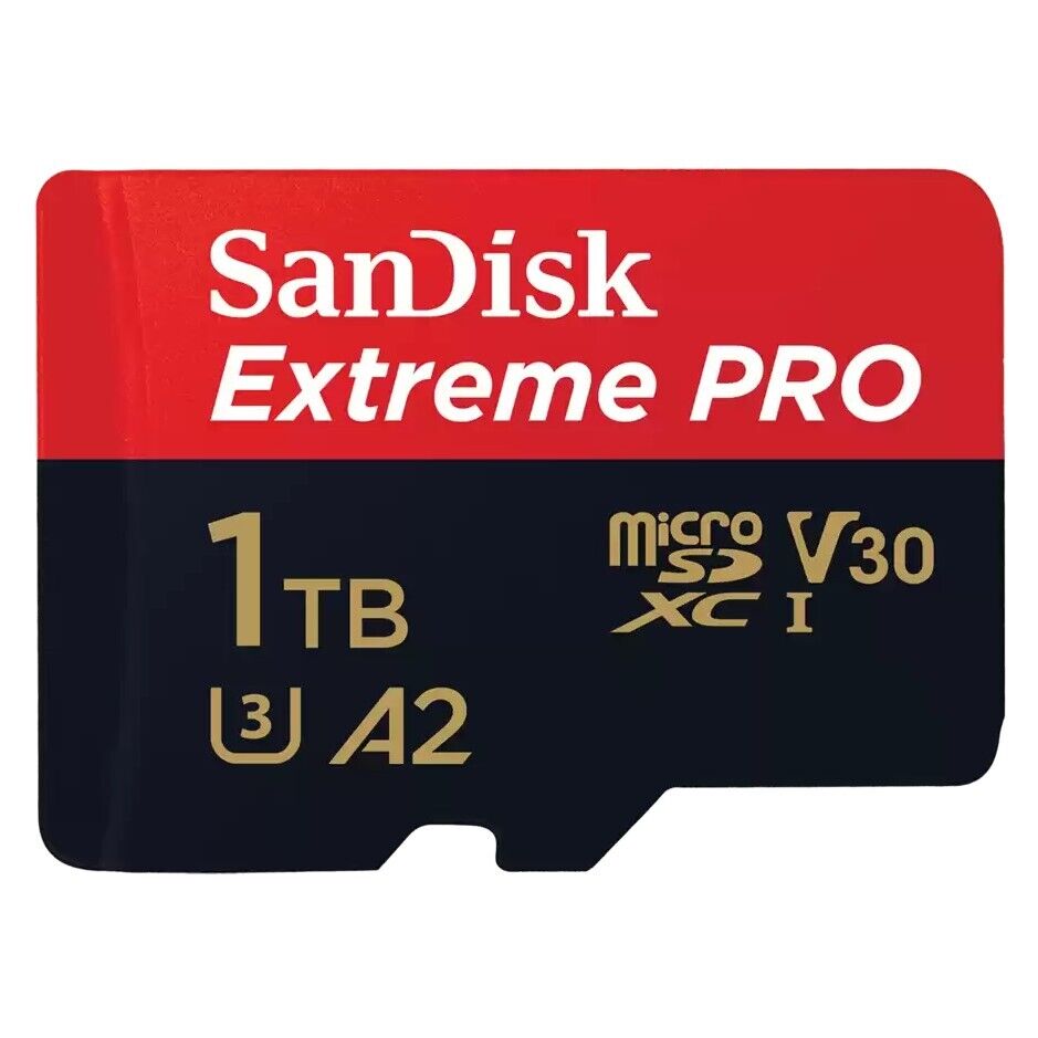 1TB Extreme Pro UHS-I MicroSDXC Hafıza Kartı