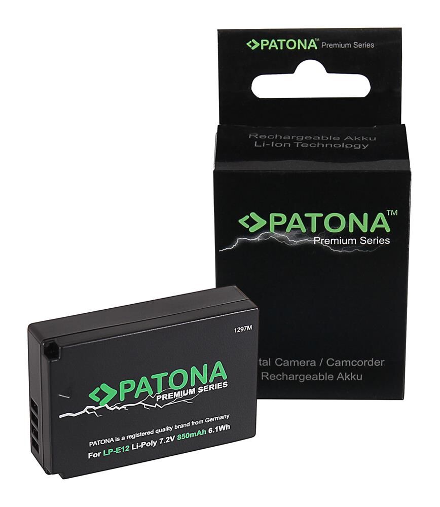Premium Canon LP-E12 Batarya