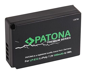 Premium Canon LP-E12 Batarya