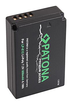 Premium Canon LP-E12 Batarya