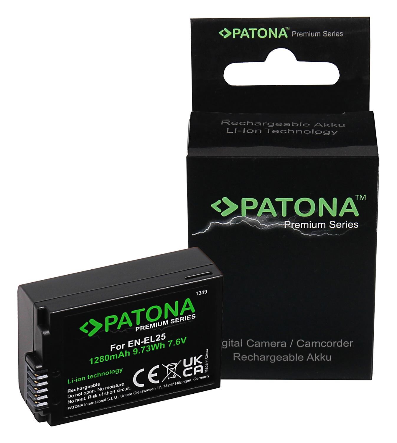 Premium Nikon EN-EL25 Batarya