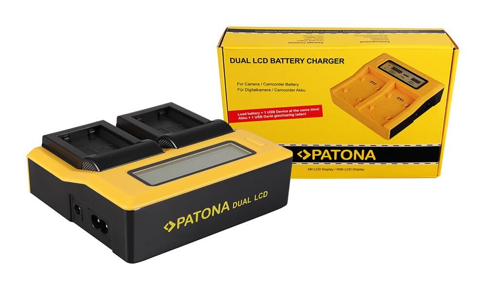 NP-FW50 Bataryalar İçin Dual LCD / USB Şarj Ünitesi (7580)
