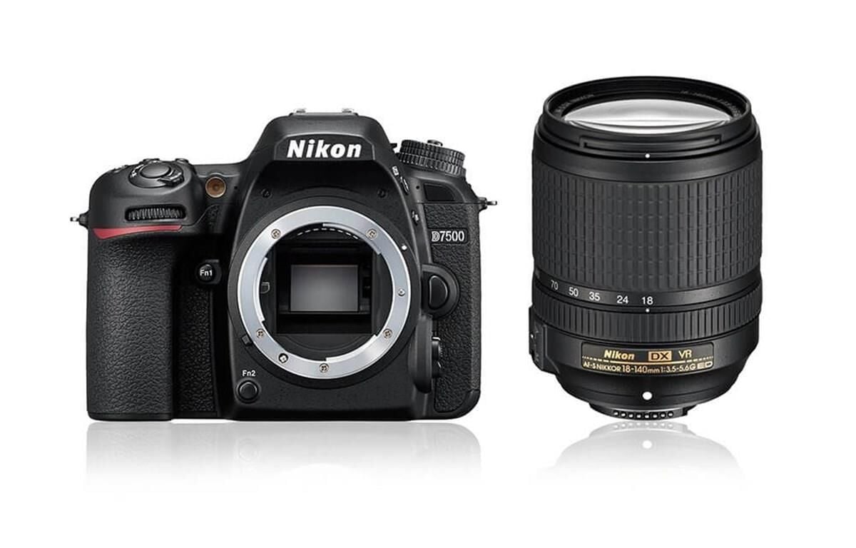D7500 + AF-S DX Nikkor 18-140mm f/3.5-5.6G ED VR Lens Kit