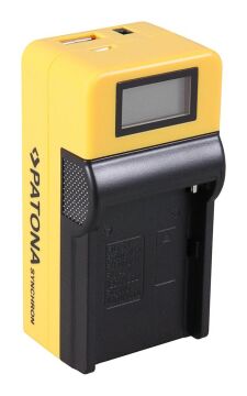 NP-FM50 Bataryalar İçin Senkron LCD / USB Şarj Ünitesi (4525)