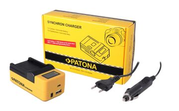LP-E6 Bataryalar İçin Senkron LCD / USB Şarj Ünitesi (4583)