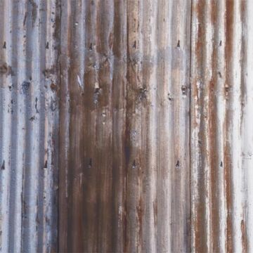 150x210cm Paslı Metal Temalı Taşınabilir Fon (5712)