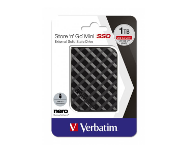 1TB Black Store´N´ Go Mini SSD USB 3.2 GEN 1