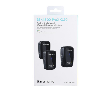 Blink 500 ProX Q20 (TX + TX + RX) Kablosuz Yaka Mikrofon Kiti