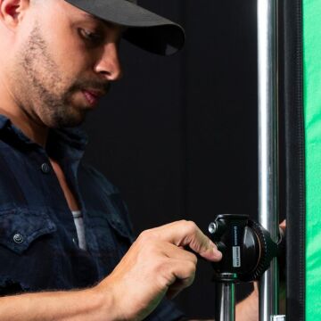 3x3m StudioLink Chromakey Green Screen Kit (83350)