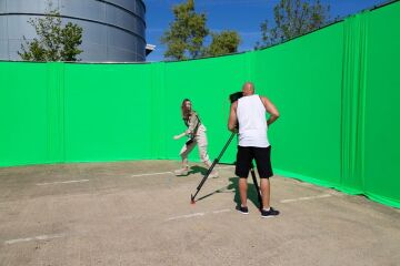 3x3m StudioLink Chromakey Green Screen Kit (83350)