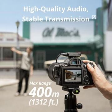 DJI Mic Mini ( 2TX+1RX+Charging Case) 2 Konuşmacılı Kablosuz Mikrofon Sistemi