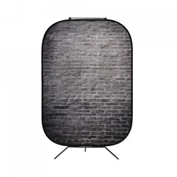 150x210cm Tuğla Duvar Temalı Taşınabilir Fon (5707)