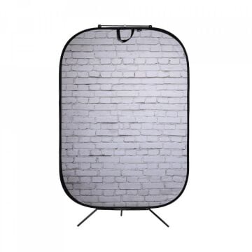 150x210cm Tuğla Duvar Temalı Taşınabilir Fon (5707)