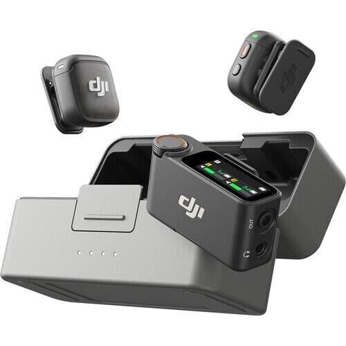 DJI MIC 3 (2 TX + 1 RX + Charging Case) 2 Konuşmacılı Kablosuz Mikrofon Sistemi