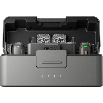 DJI MIC 3 (2 TX + 1 RX + Charging Case) 2 Konuşmacılı Kablosuz Mikrofon Sistemi