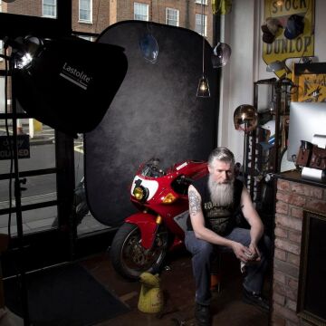 150x210cm Duman/Beton Renkli Taşınabilir Fon (5745)