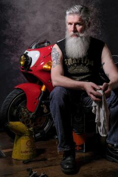 150x210cm Duman/Beton Renkli Taşınabilir Fon (5745)