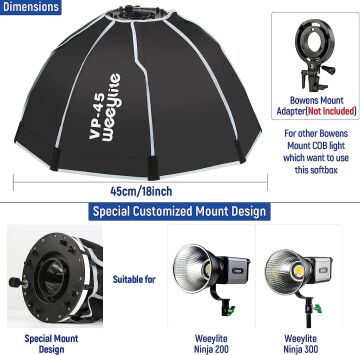 Weeylite VP-45 Softbox