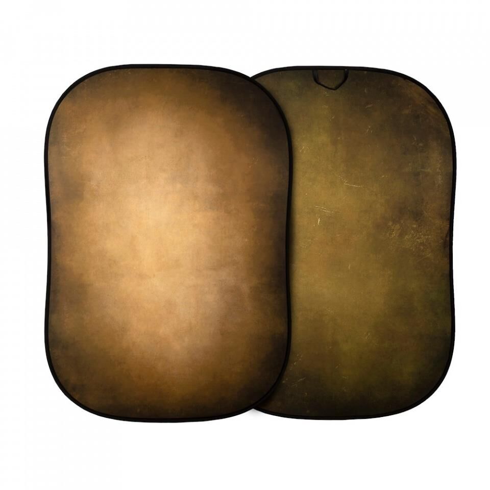 150x210cm Tütün/Zeytin Renkli Taşınabilir Fon (5705)