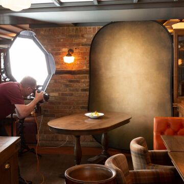 150x210cm Tütün/Zeytin Renkli Taşınabilir Fon (5705)