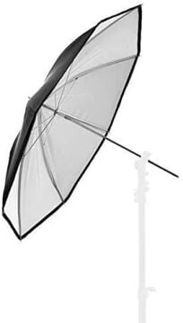 80cm Beyaz PVC Bounce Şemsiye (3212F)