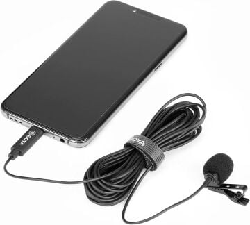 BY-M3 Type-C Kablolu Telefon Yaka Mikrofonu