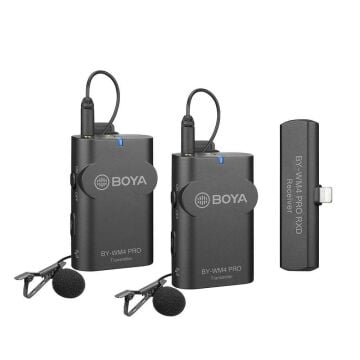 Boya BY-WM4 Pro-K4 iPhone İkili Kablosuz Mikrofon