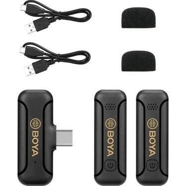 Boya BY-WM3T2-U2 İkili Kablosuz Yaka Mikrofonu